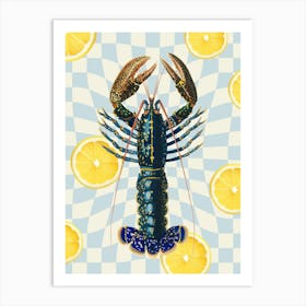 Lemon Lobster Art Print