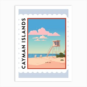 Cayman Islands Travel Stamp Poster Art Print