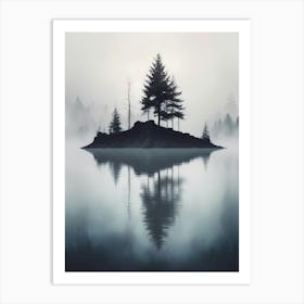 Foggy Mist Art Print