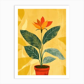 Plant In A Pot 16 Art Print