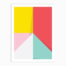Abstract Pastel Perspective Iv Art Print