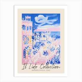 Salento, Puglia   Italy Il Lido Collection Beach Club Poster 2 Art Print