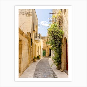 Little Street In Gozo Art Print