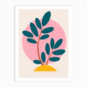 Illustration Of A Tree Art Print