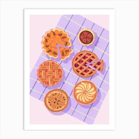 All the Pies Art Print