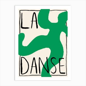 La Danse Green Art Print