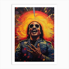 Stevie Wonder (2) Art Print