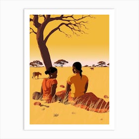 Zimbabwe 1 Travel Illustration Art Print