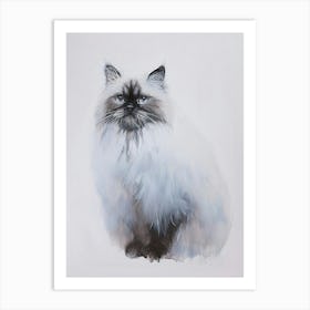 Himalayan Cat Painting 4 Art Print