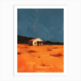 Desert House 1 Art Print