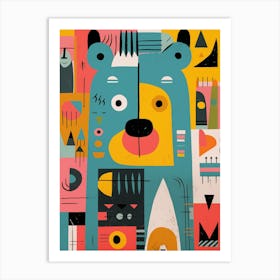 Cute Bear Art Print