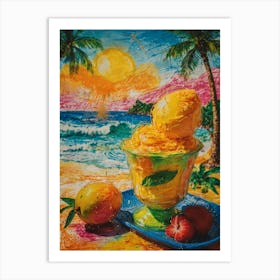 Ice Cream On The Beach 1 Art Print