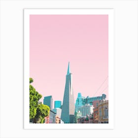 Iconic Pyramid Building In The City Of San Francisco California Art Print