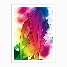 Alcohol Ink Abstraction 8 Art Print