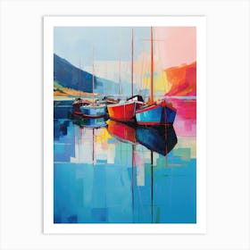 Boats On The Water Art Print