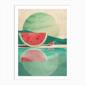 Watermelon Canvas Print Art Print