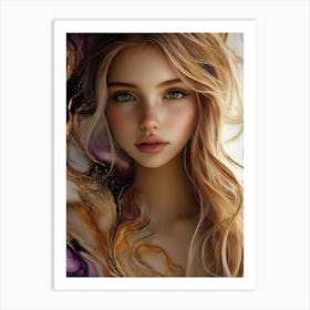 Beautiful Girl Art Print