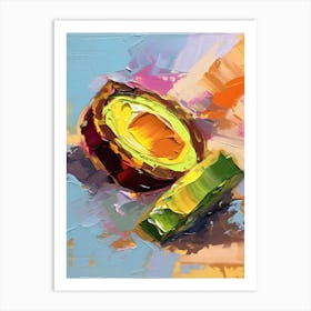Avocado Painting 1 Art Print