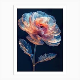 Peony Flower 13 Art Print