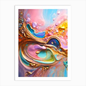 Abstract - Abstract Stock Videos & Royalty-Free Footage 1 Art Print