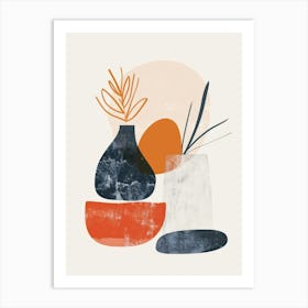 Cute Objects Abstract Collection 6 Art Print