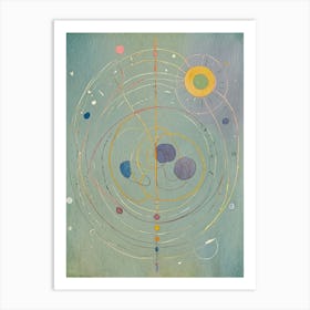 Solar System Doodle Art Print