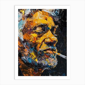 Portrait of a man 2 Art Print