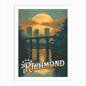 Richmond Travel Poster Art Print