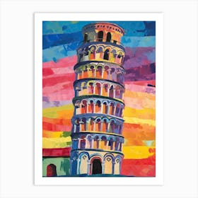 Tower Of Pisa Henri Matisse Style 1 Art Print