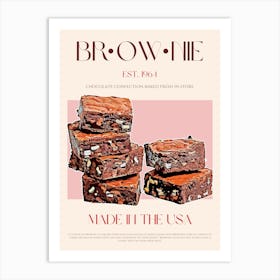 Brownie Mid Century Art Print