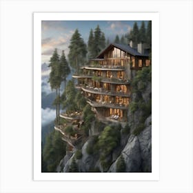 Swiss Chalet Art Print