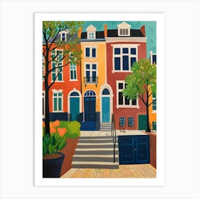 Amsterdam Houses Art Print