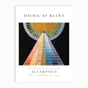 Hilma Af Klint Altarpiece No Group X Art Print