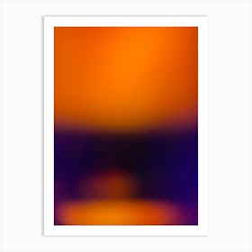 Abstract Sunset Art Print