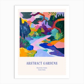 Colourful Gardens Chanticleer Garden Usa 2 Blue Poster Art Print