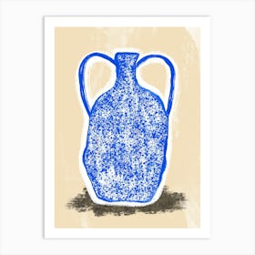 Big Blue Vase Art Print