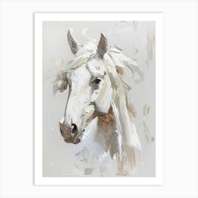 White Horse Art Print