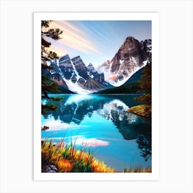 Lake In The Mountains 22 Art Print