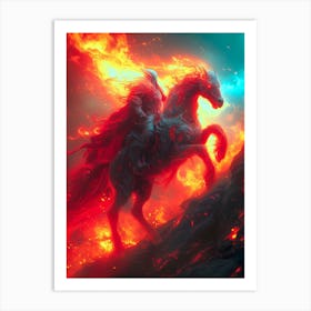 Fire And Ice Art Print