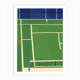 Tennis Court 14 Art Print