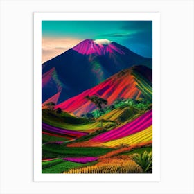 Baliem Valley Indonesia Pop Art Photography Tropical Destination Art Print