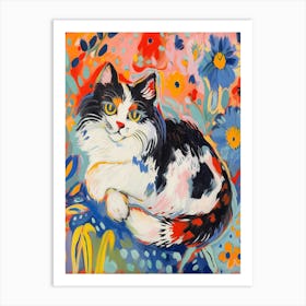 Calico Cat Art Print