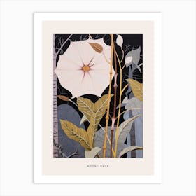 Flower Illustration Moonflower 1 Poster Art Print