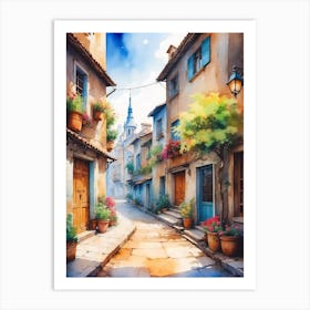 Street Painting 2 Art Print