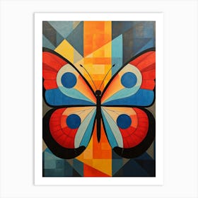 Butterfly Abstract Pop Art 8 Art Print