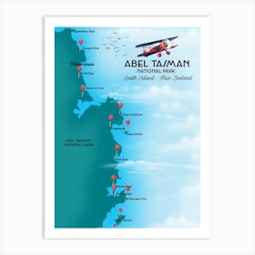 Abel Tasman National Park New Zealand Art Print