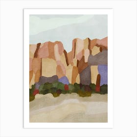 Desert Landscape 1 Art Print