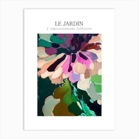 Le Jardin Abstract Oil Painting 5 Art Print