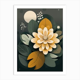 Abstract Flower 2 Art Print