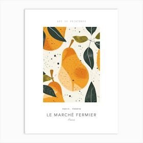 Pears Le Marche Fermier Poster 3 Art Print